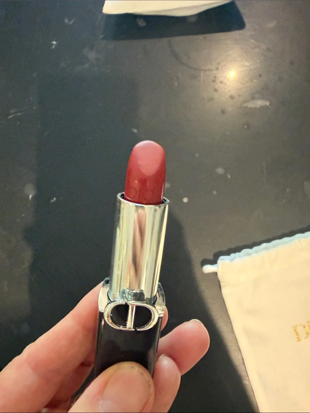 Dior Rouge Lipstick in Shade 720 Icone, Satin Finish with Original Dior Dust Bag